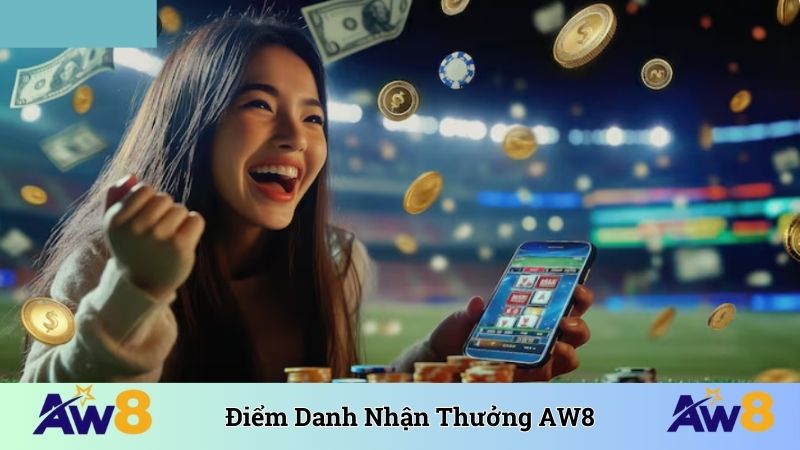 Điểm Danh Nhận Thưởng - Rinh Quà Khủng Từ Nhà Cái AW8 điểm danh nhận thưởng