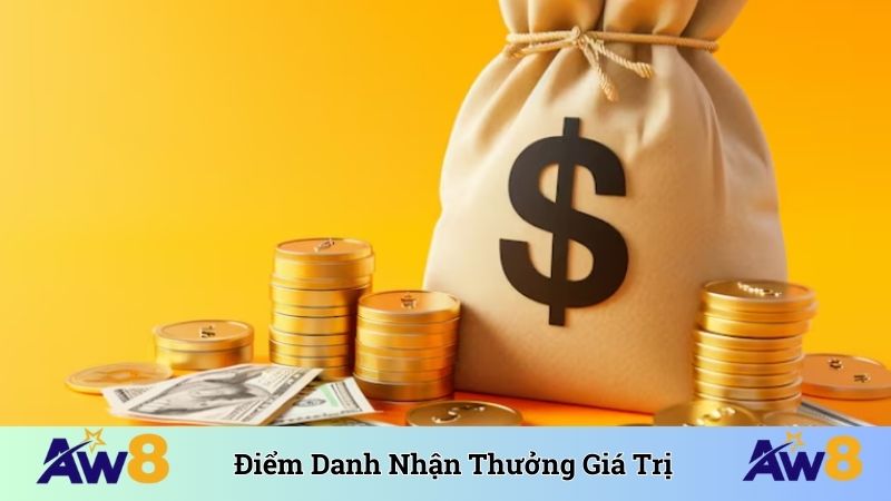 Khuyến mãi điểm danh nhận thưởng giá trị