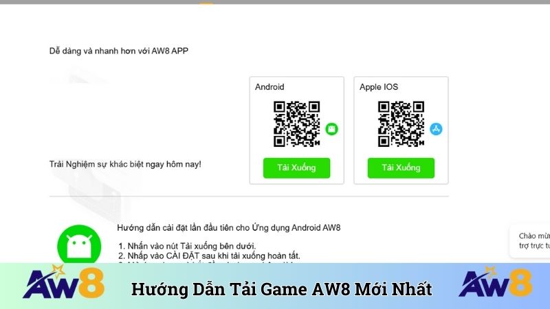 Tải Game AW8 Chi tiết hướng dẫn tải game AW8 mới nhất